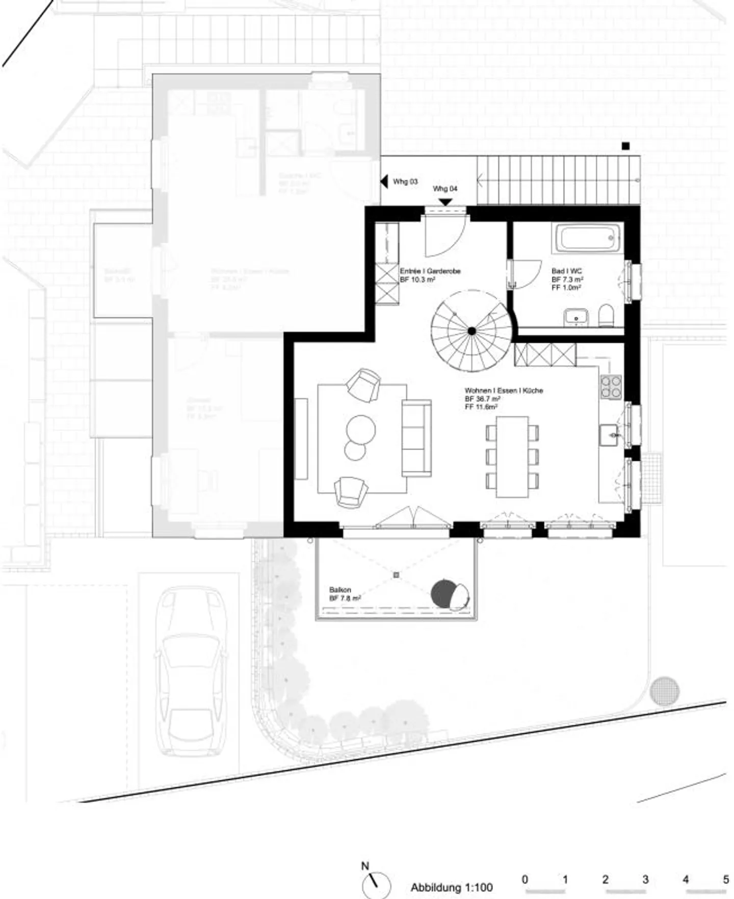 Sonnige Wohnung in ruhiger Lage - Foto 7 von 10