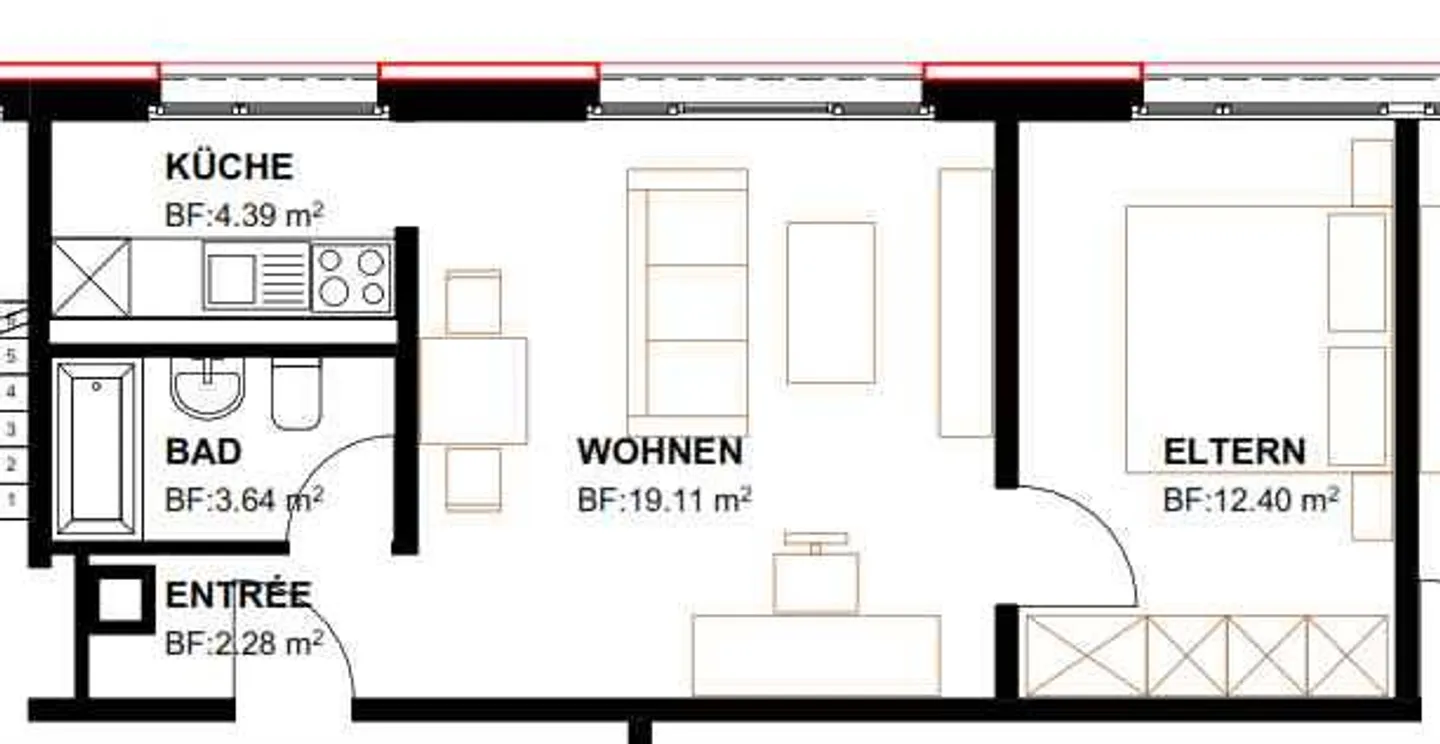 Charmante 2-Zimmerwohnung - Foto 7 von 7