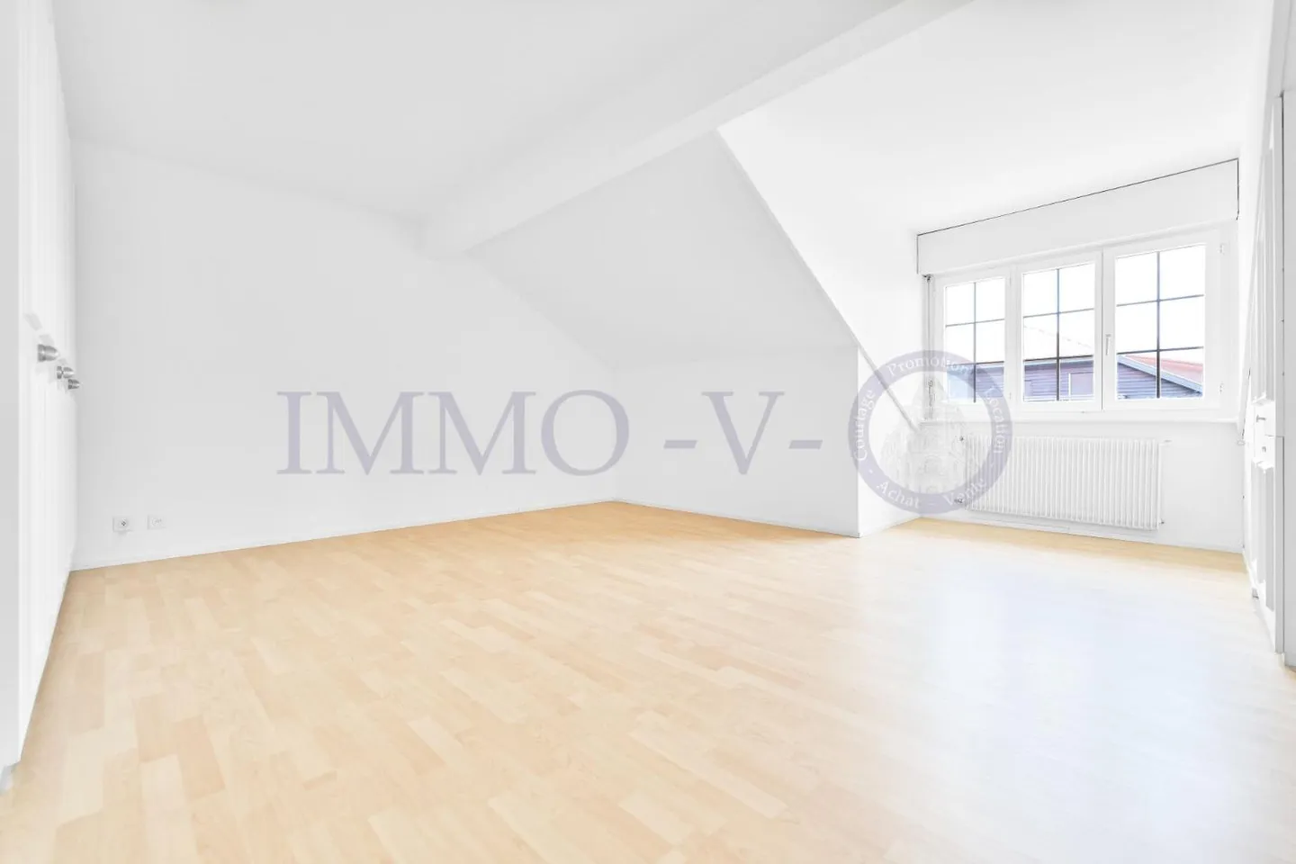 PENTHOUSE SPACIEUX RÉNOVÉ AVEC CARACTÈRE, BALCON-TERRASSE ET VUE SUR LE LAC - Photo 7 sur 10