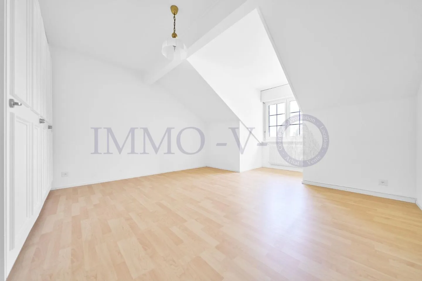 PENTHOUSE SPACIEUX RÉNOVÉ AVEC CARACTÈRE, BALCON-TERRASSE ET VUE SUR LE LAC - Photo 9 sur 10