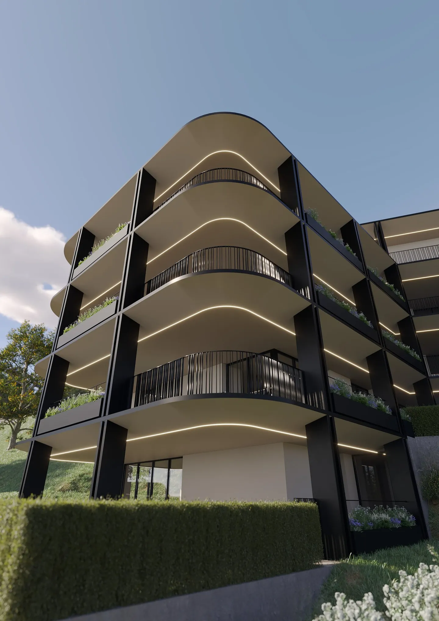 Appartamento 3.5 locali con giardino privato – Residenza Oasis | Pregassona - Foto 4 di 13