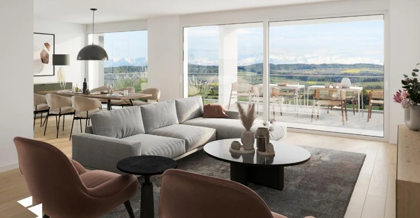 Moderne Terrassenhäuser mit Aussicht - Foto 1 von 8