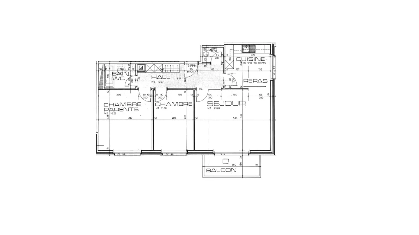 Schöne 3½-Zimmer-Wohnung mit Balkon - Foto 2 von 2