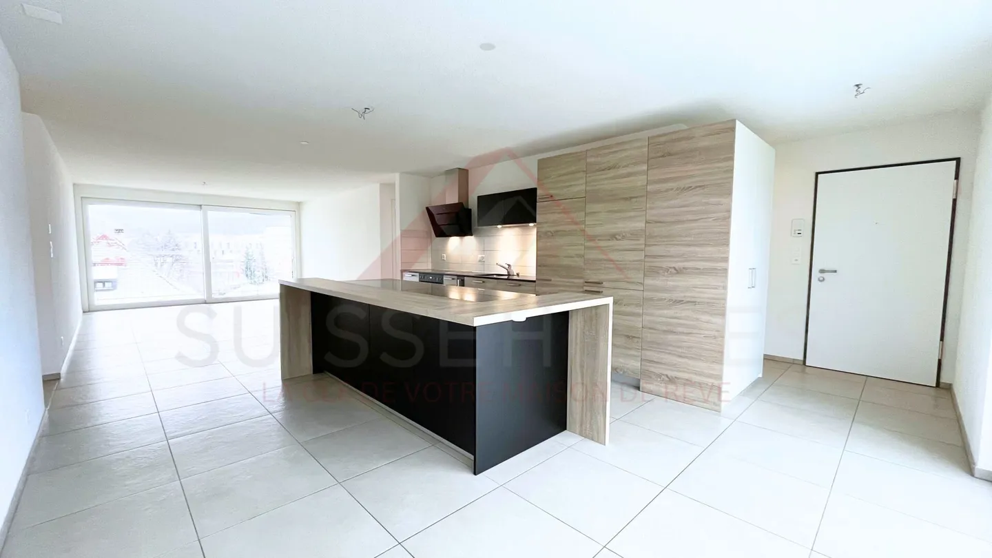 Hyper-center of Delémont - Recent and bright 4.5 rooms of 120 m² with a view - Photo 8 of 19