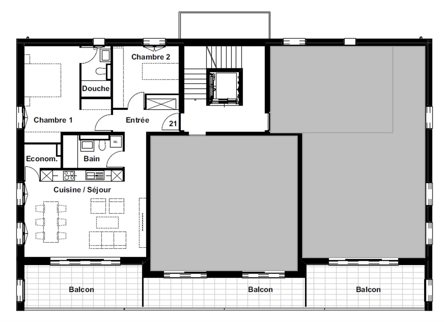 3.5 Room Apartment - Photo 5 of 6