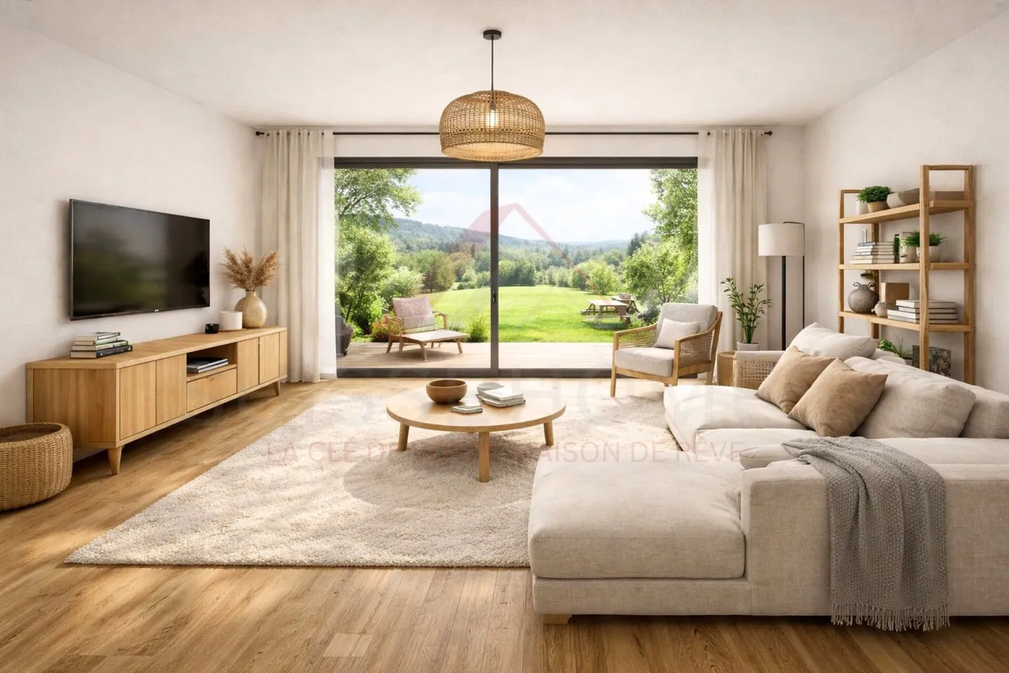 Superbe 3,5 pièces neuf - 85 m² + terrasse 25 m² - Calme & nature à Corban - Photo 1 sur 5