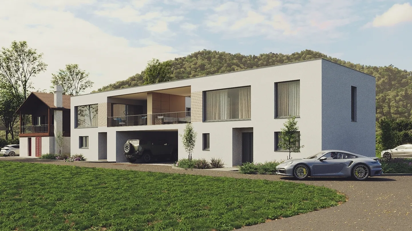 Moderne Villa mit 5.5 Zimmern *Magnifique Aussicht auf den See* - Foto 2 von 11