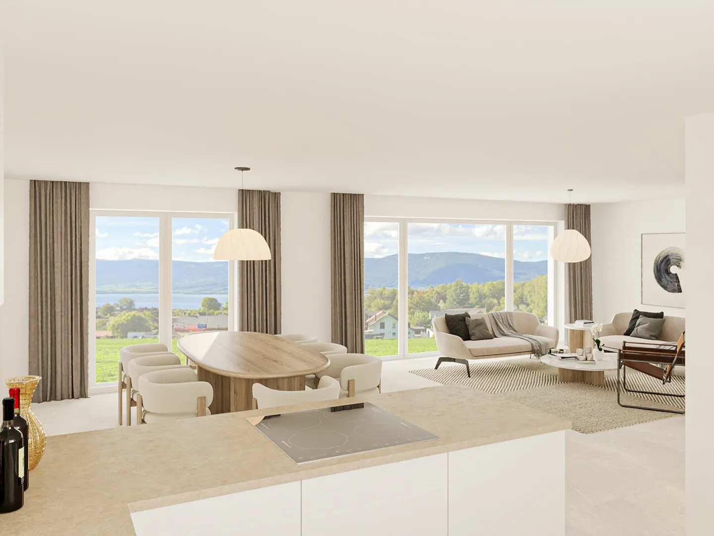 Moderne Villa mit 5.5 Zimmern *Magnifique Aussicht auf den See* - Foto 8 von 11