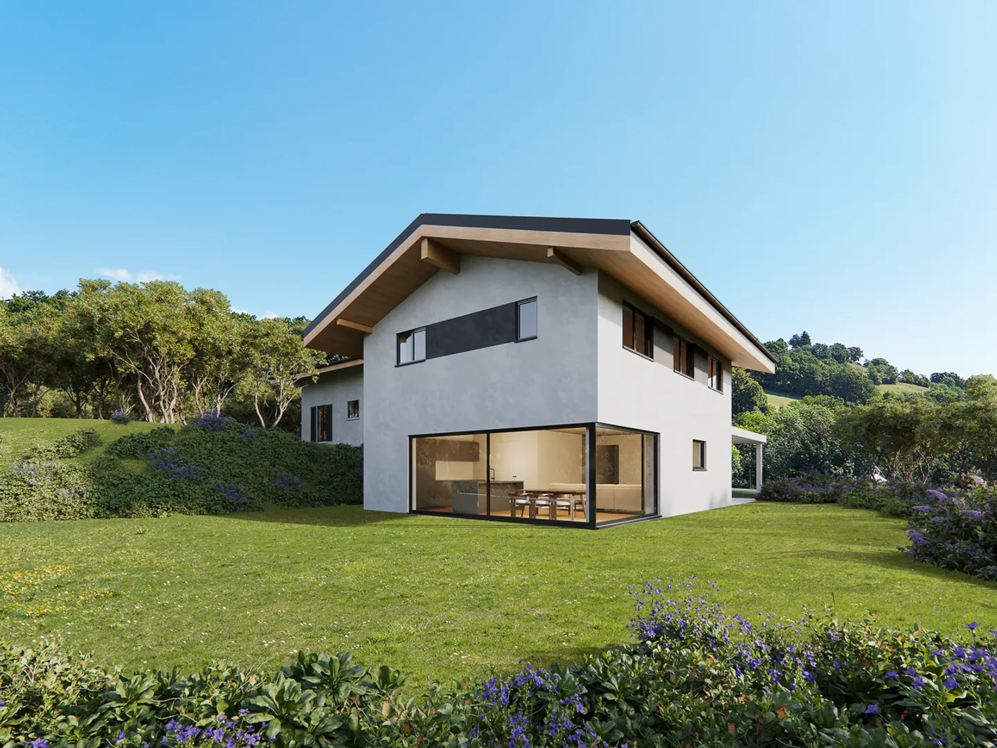 EXCLUSIVITÉ A CHAMOSON
VILLA INDIVIDUELLE DE 4.5 PIÈCES - Photo 1 sur 2