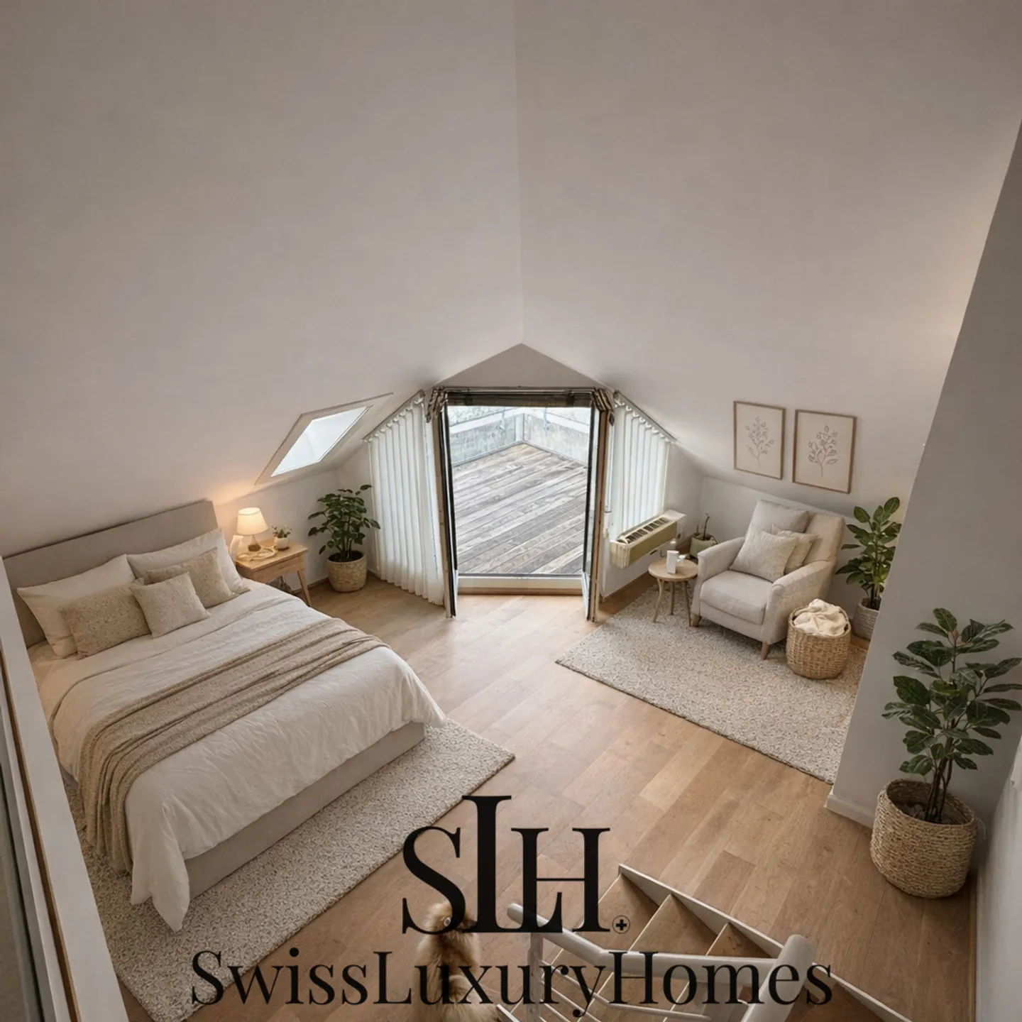 Elegante Penthouse-Wohnung mit Terrassen und Parkplatz - Foto 14 von 19