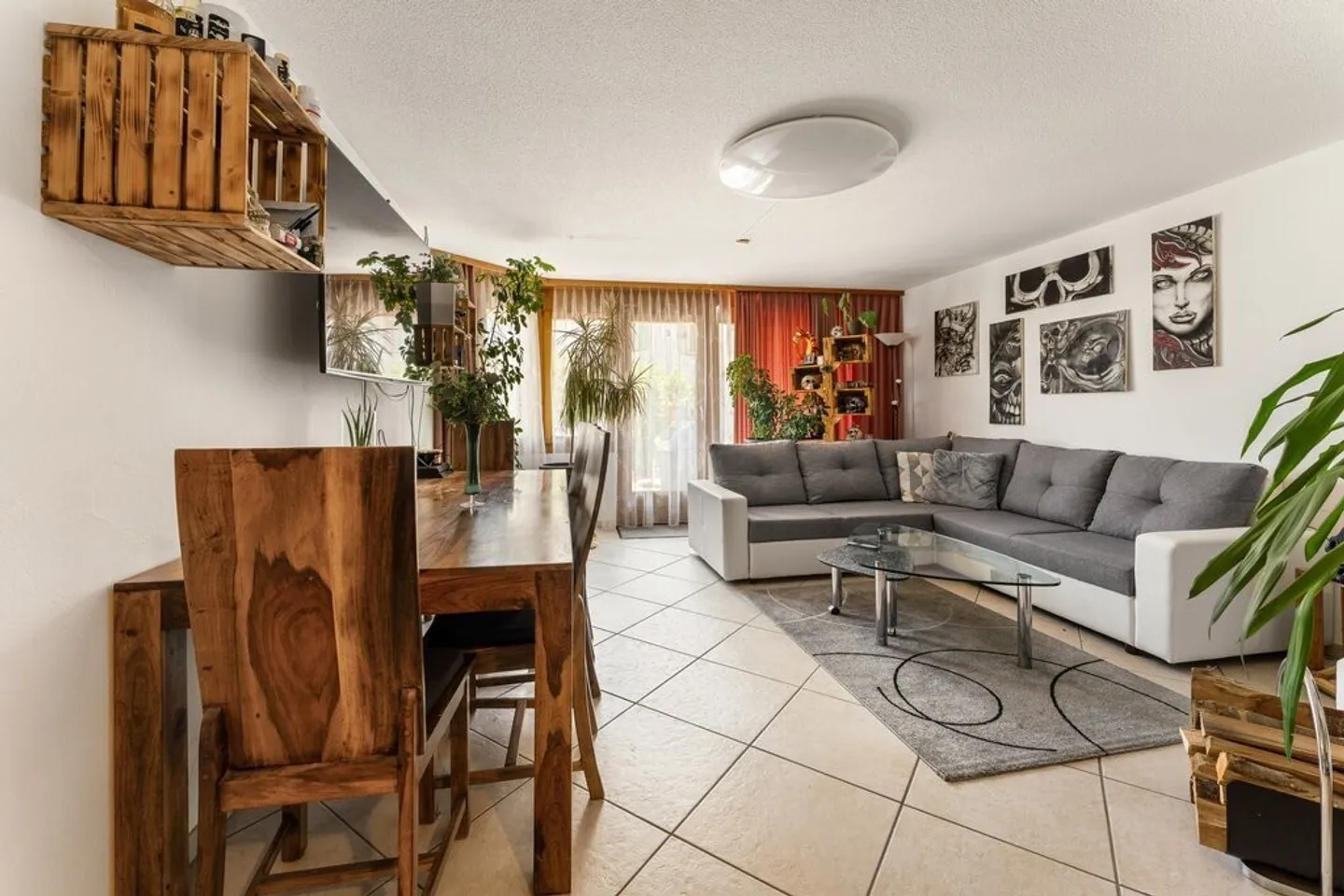 Sunny 3.5-room ground floor apartment in Sagogn - Photo 3 of 12