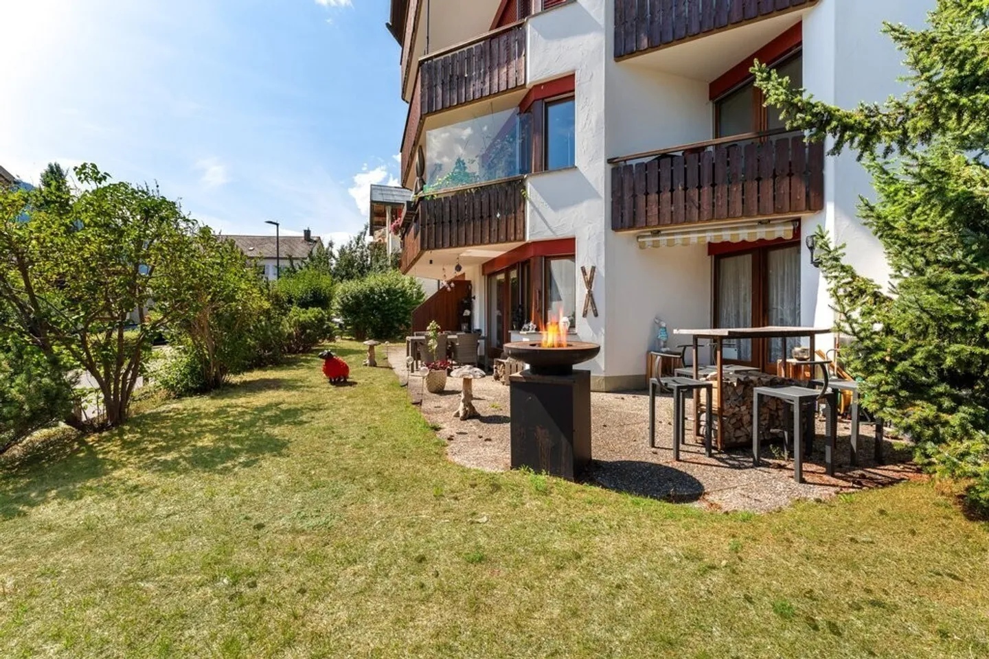 Sunny 3.5-room ground floor apartment in Sagogn - Photo 8 of 12