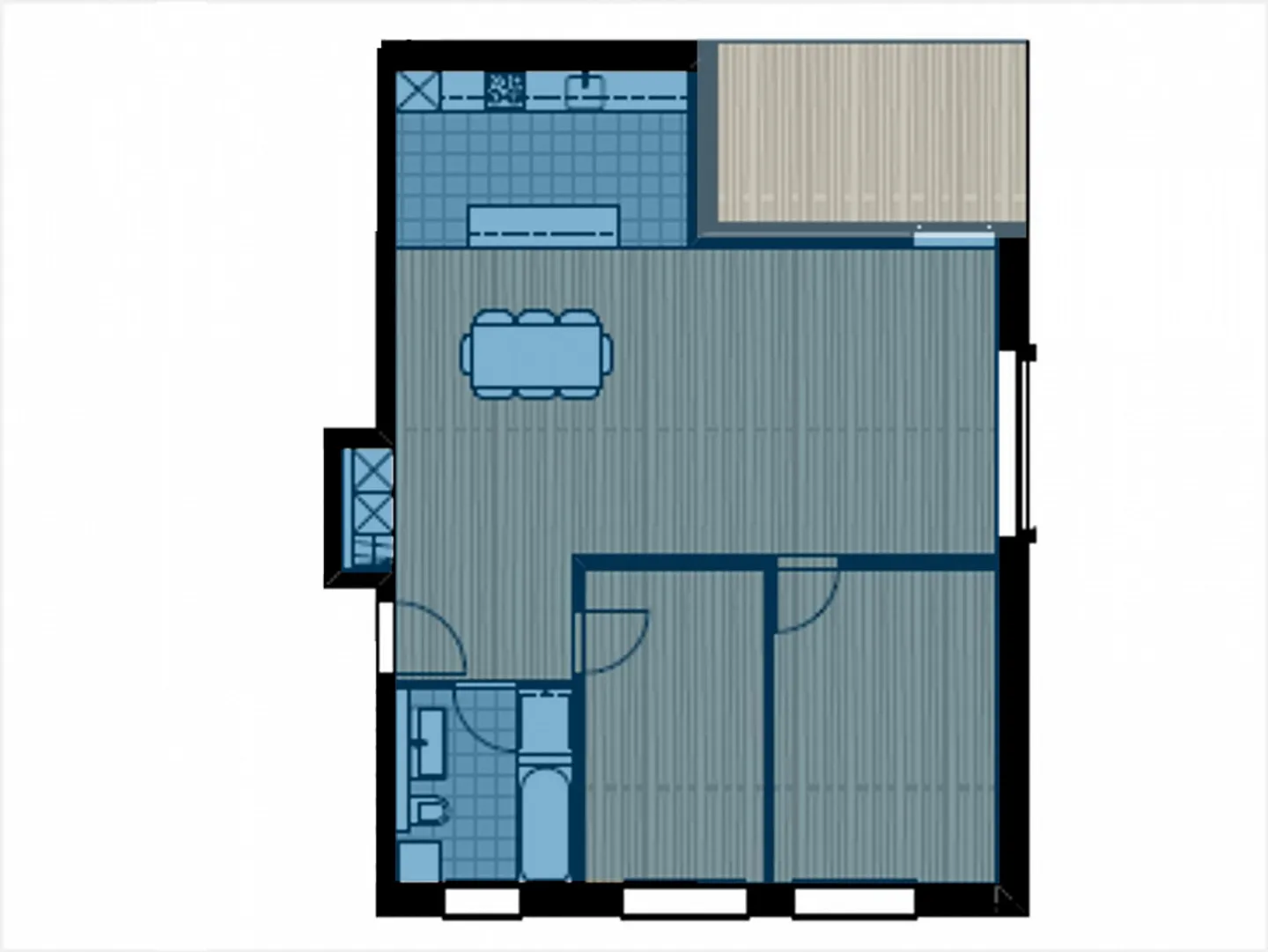 Ampio appartamento di 3,5 locali con patio - Foto 15 di 15