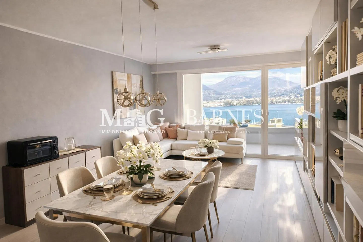 Lugano, Paradiso: Renovated 3.5-room apartment with lake view - Photo 1 of 13