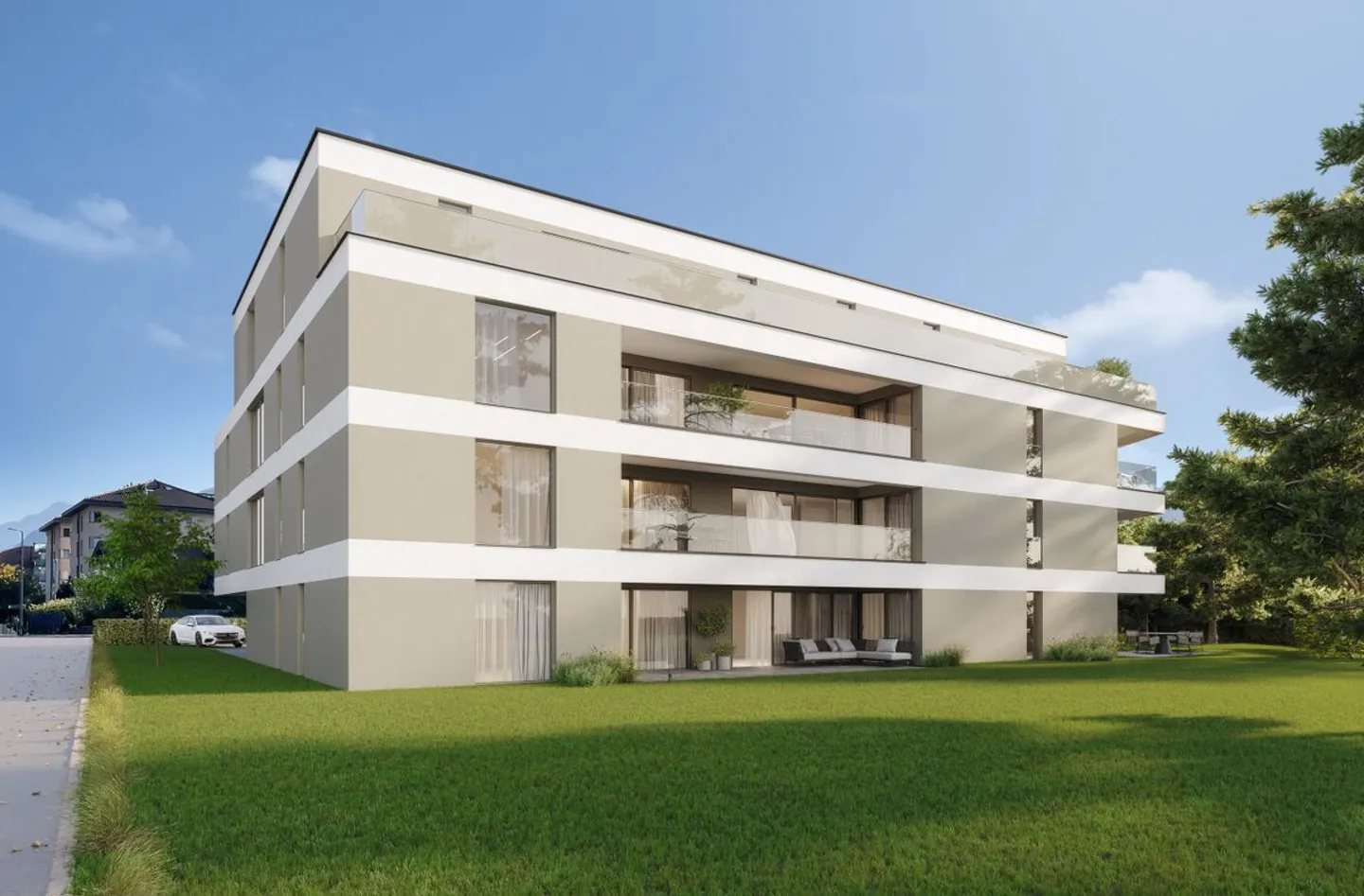 PENTHOUSE OF 3.5 ROOMS, 112 M2 - SION (DELIVERY DECEMBER 2025) - Photo 2 of 13