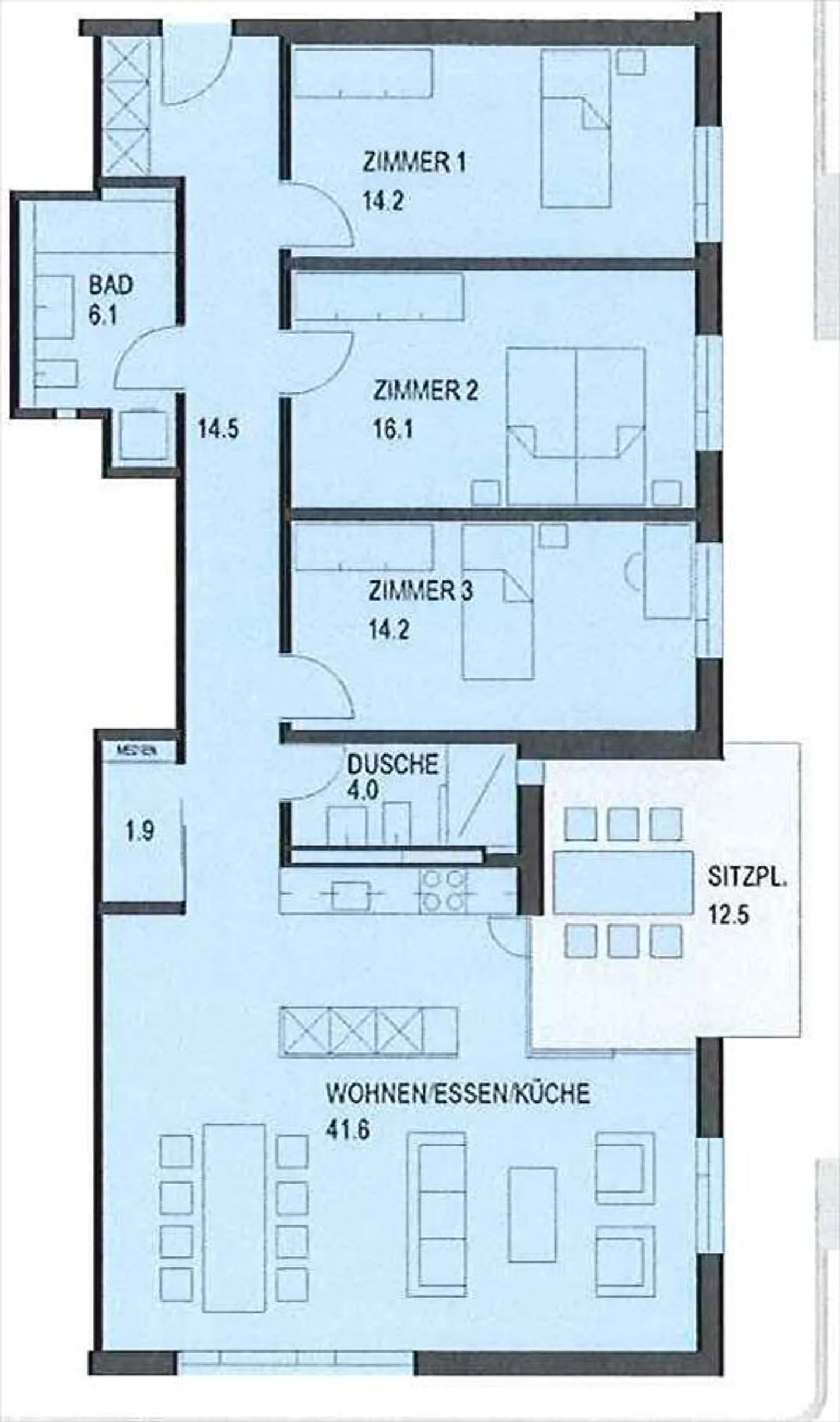Modern 4.5-Room Apartment - Photo 9 of 9