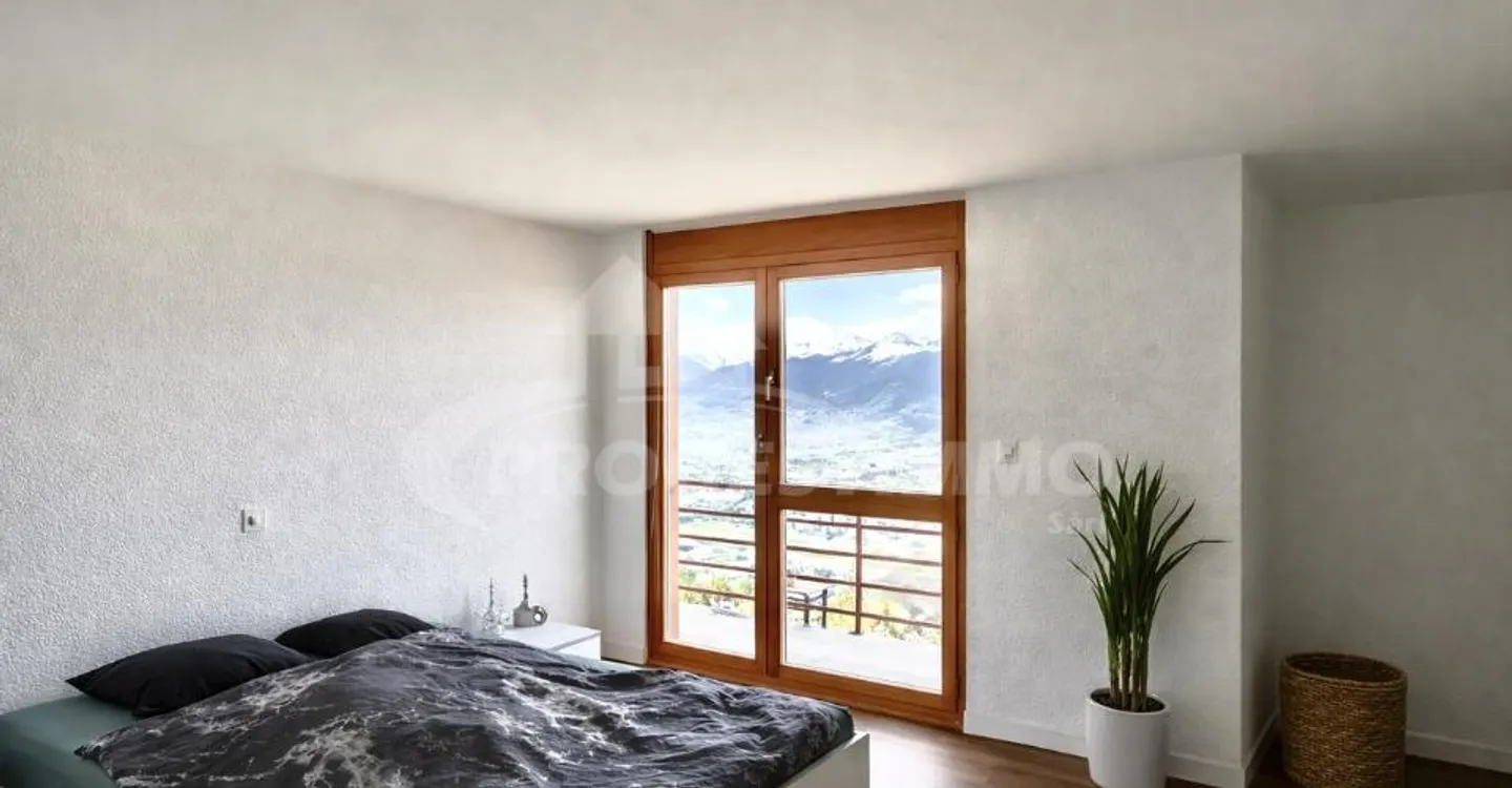 EINZELHAUS MIT ATEMBERAUBENDEM PANORAMA ÜBER DIE EBENE - Foto 5 von 10