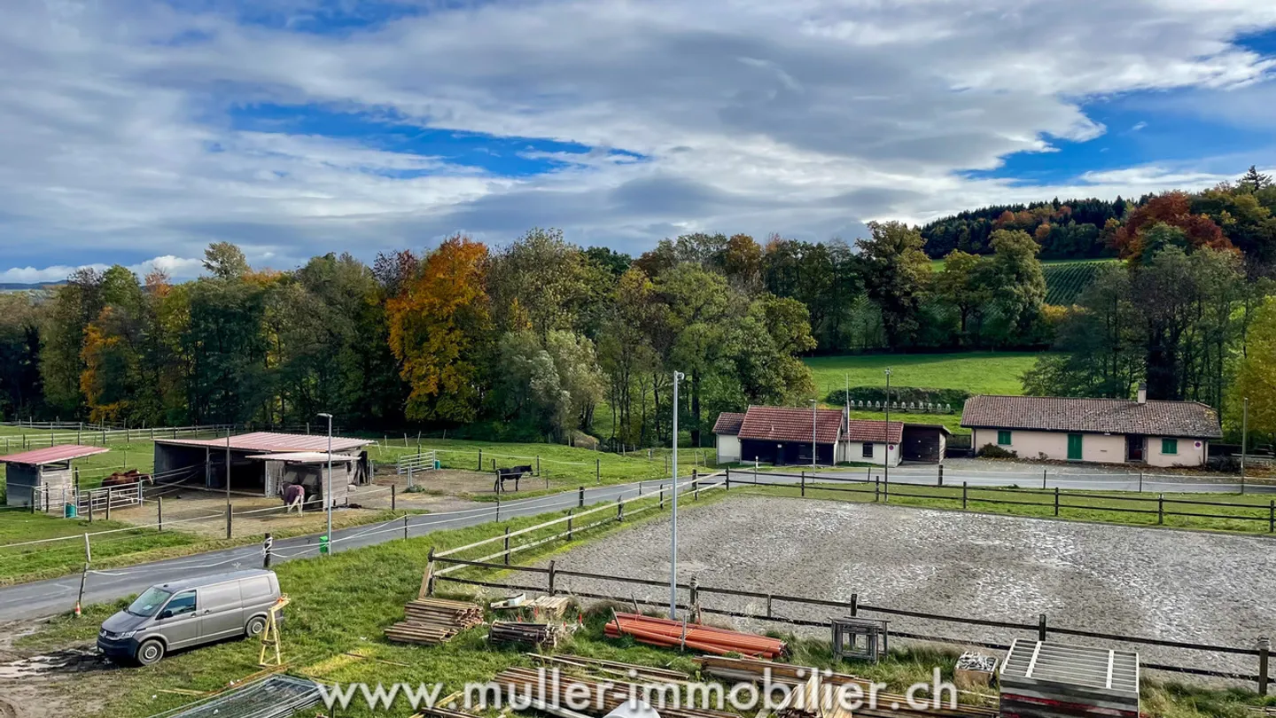Attico con vista sulla campagna, vicino a Romont - Foto 10 di 13