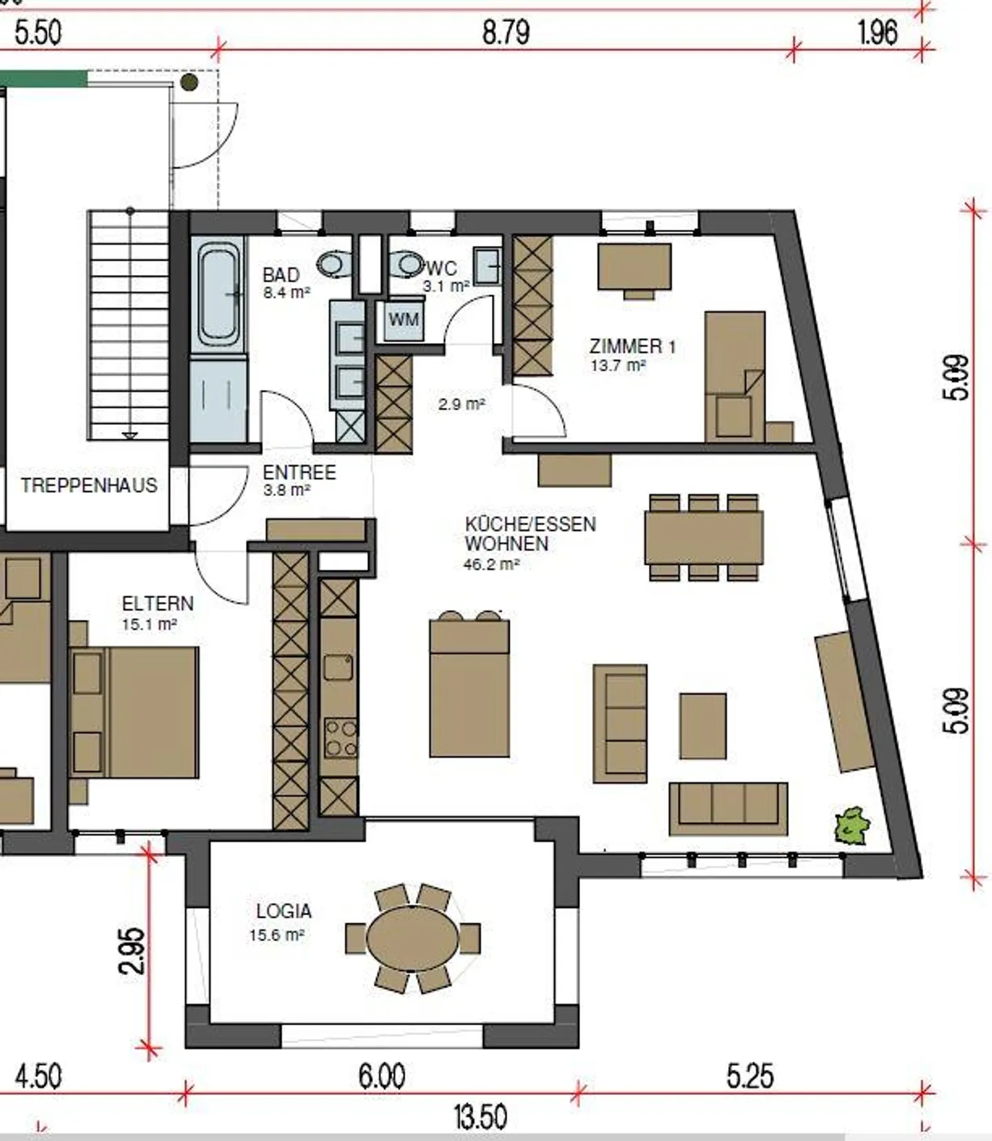 Appartamento 3,5 locali, vivere spazioso nel centro del villaggio - Foto 10 di 10