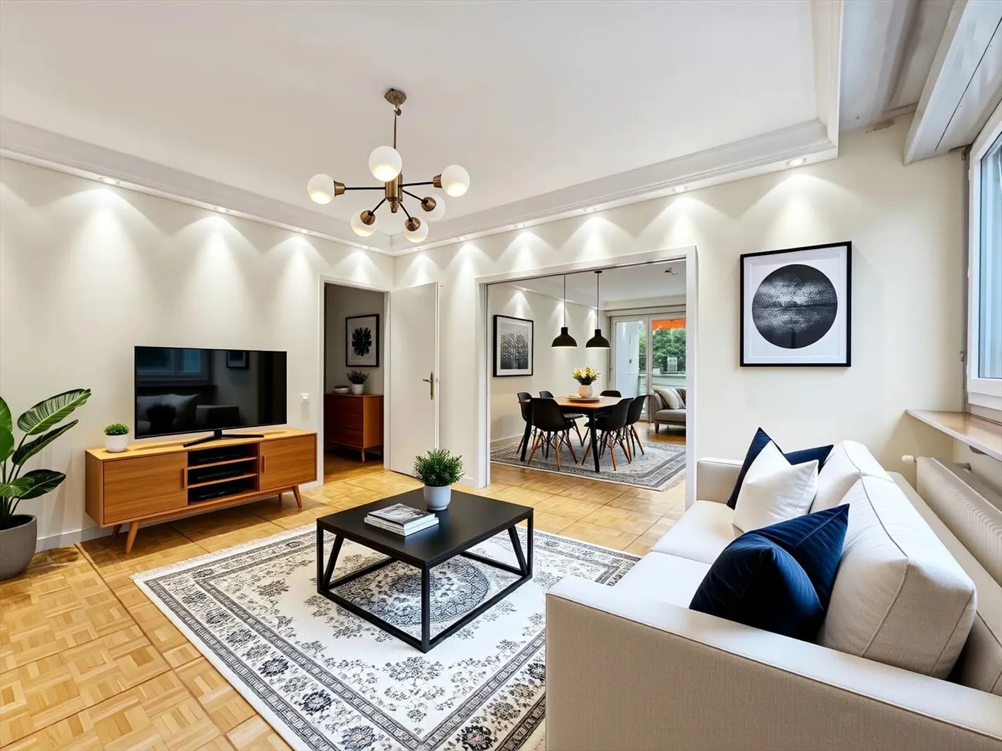 Geräumige Familienwohnung in Champel - Foto 3 von 13