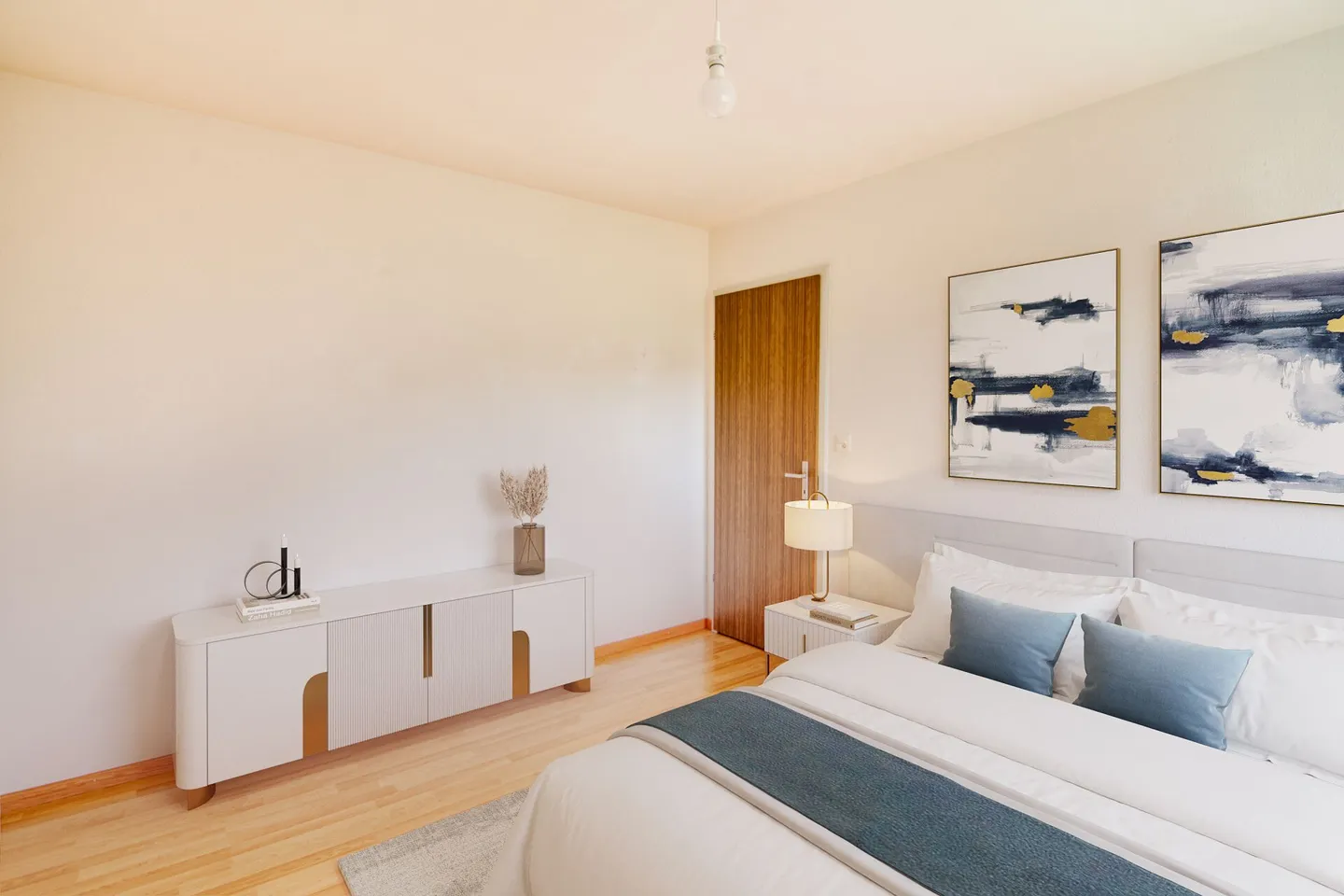 Rückzugsort am Wohlensee: 3.5-Zimmer-Wohnung mit 2 Balkonen & einem Einstellhallenplatz - Foto 12 von 22