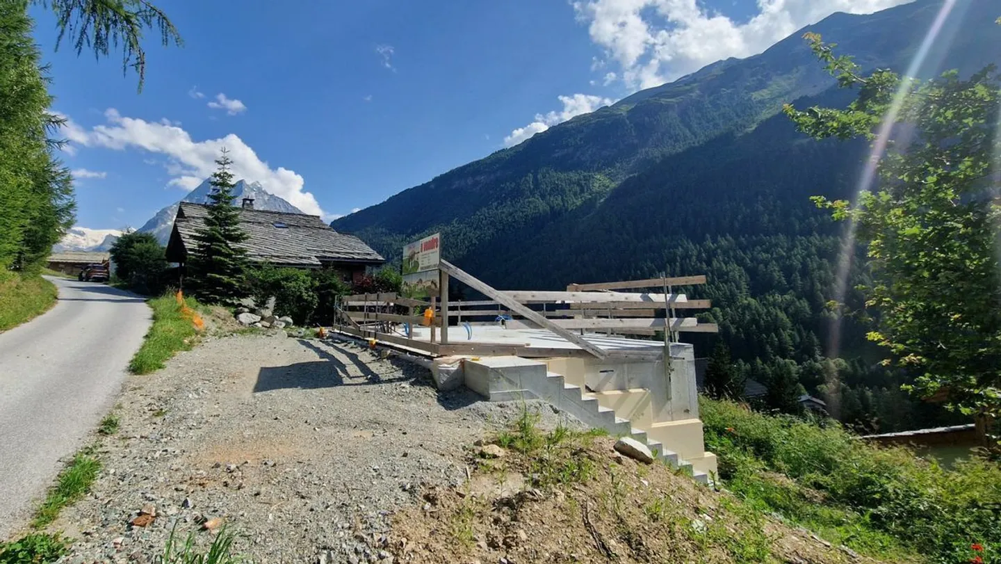 Chalet im Bau in Evolène - Foto 6 von 6