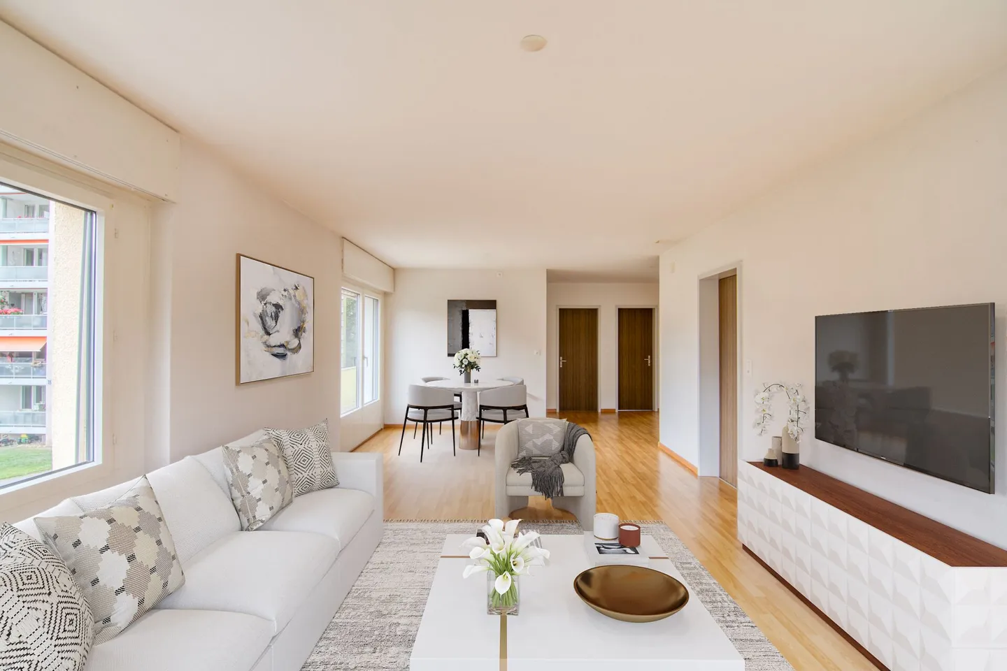 Rückzugsort am Wohlensee: 3.5-Zimmer-Wohnung mit 2 Balkonen & einem Einstellhallenplatz - Foto 5 von 22