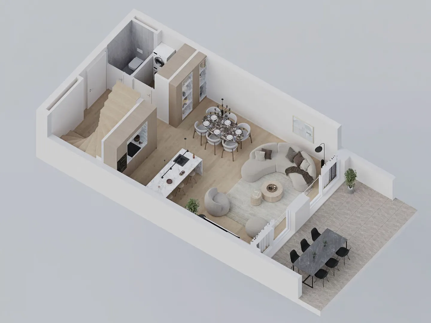 3,5 pièces duplex neuf au centre de Sierre - spacieux et urbain - Foto 6 von 10