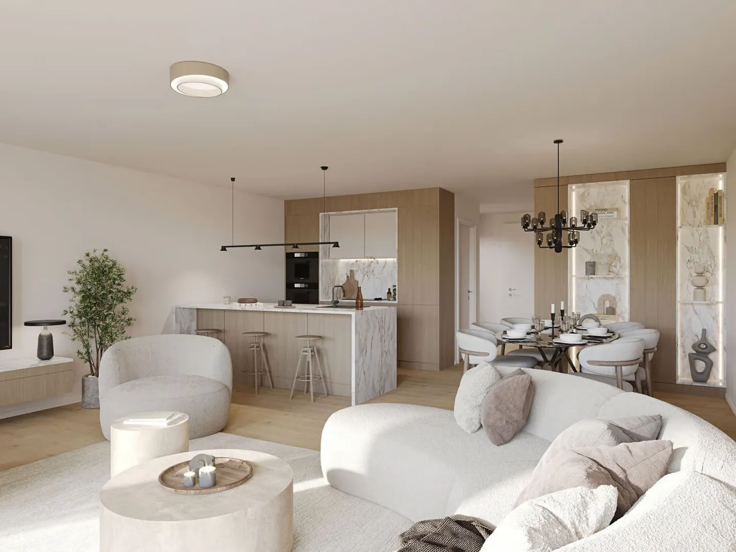 3,5 pièces duplex neuf au centre de Sierre - spacieux et urbain - Foto 2 von 10