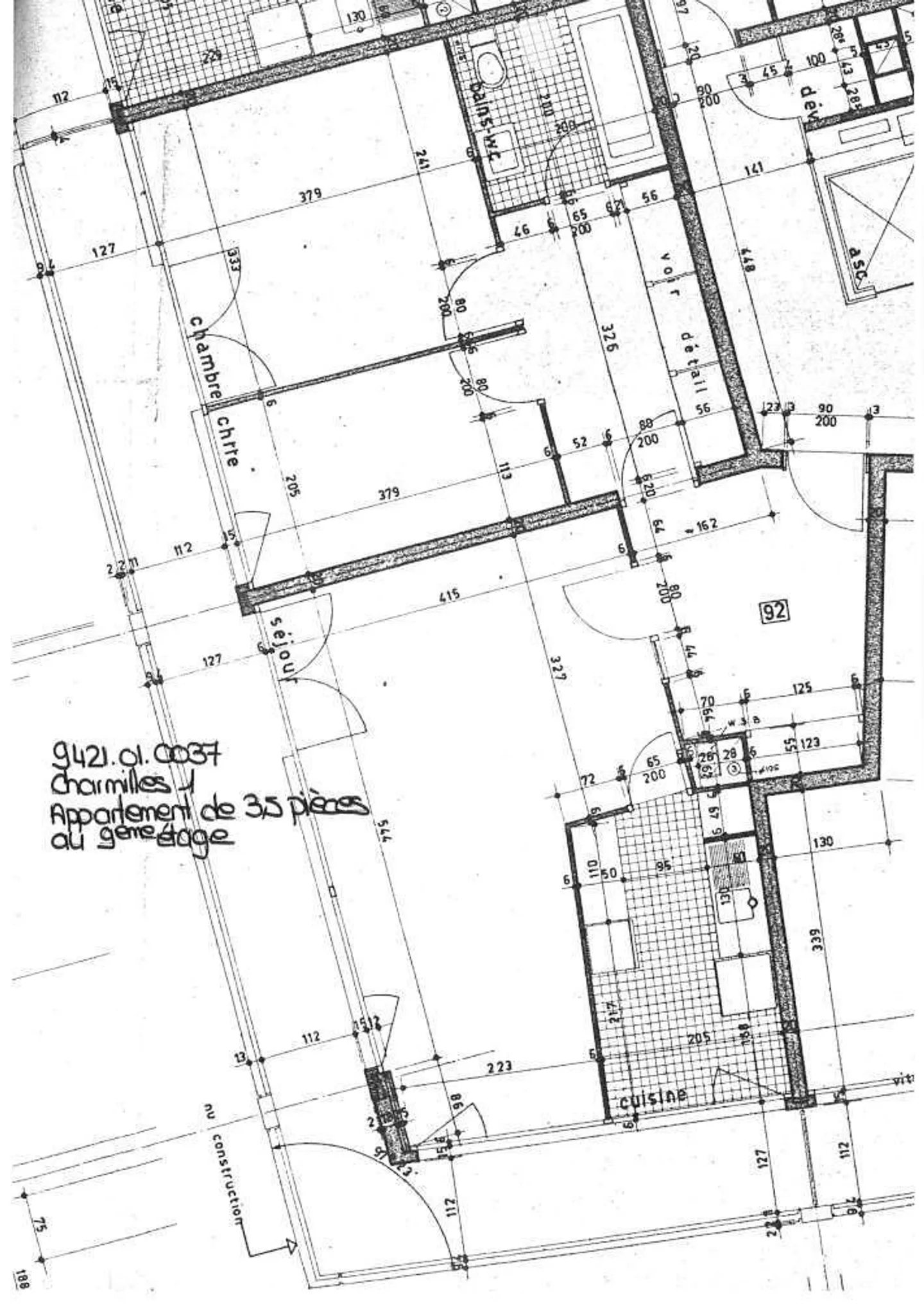 Charmilles - penthouse apartment with balcony and magnificent view - Photo 9 of 9