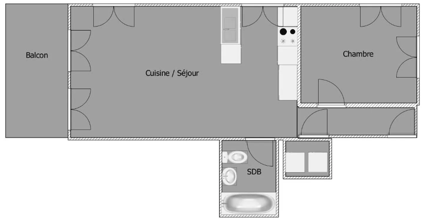 Appartement Charmant à Couvet - Photo 8 sur 8
