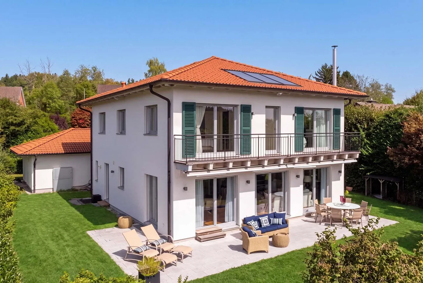 VIEW MEETS COUNTRY HOUSE CHARM: Elegant 6.5-room single-family home... - Photo 1 of 13