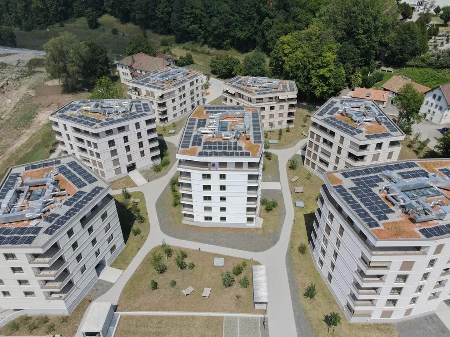 4,5-Zimmer-Wohnung im Ökoquartier von Marly - Foto 1 von 12