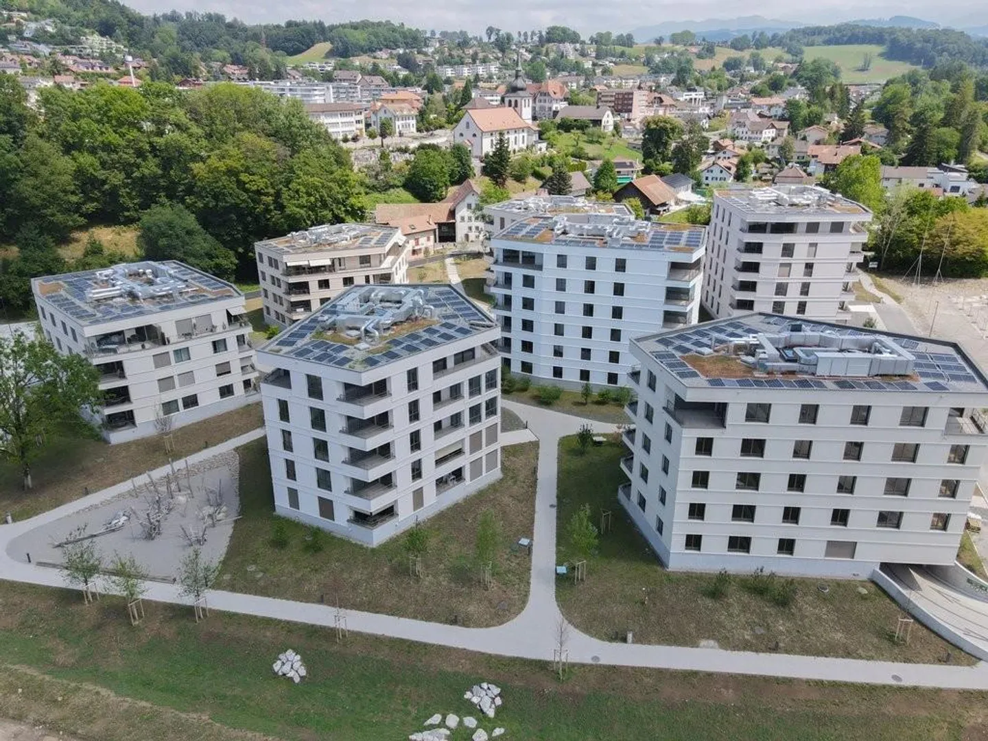 4,5-Zimmer-Wohnung im Ökoquartier von Marly - Foto 2 von 12