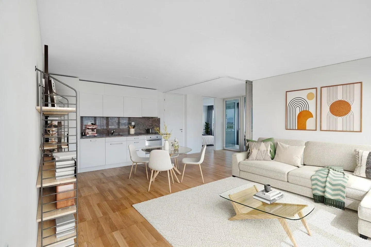 Appartement moderne de 4,5 pièces avec vue panoramique à Regensdorf - Photo 3 sur 6