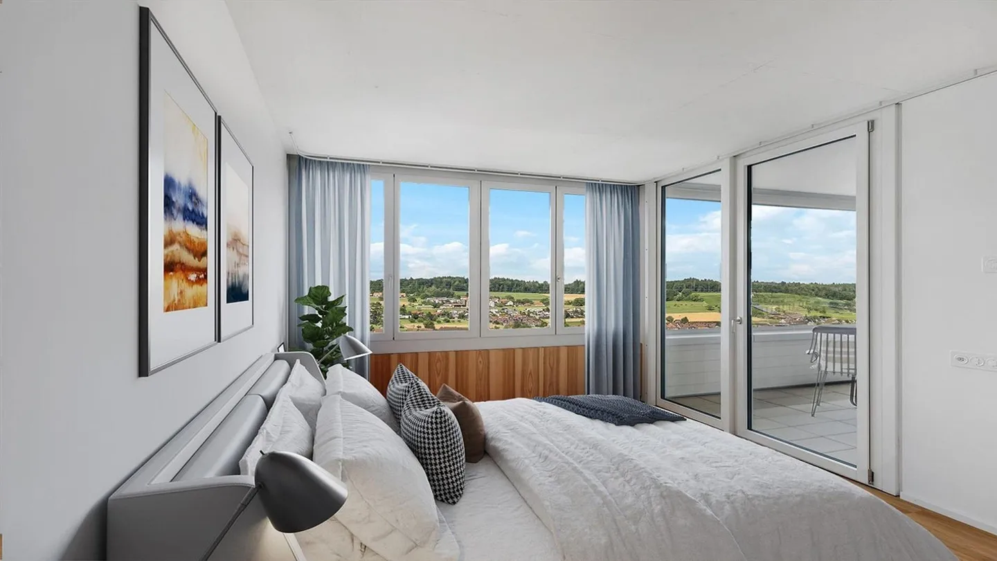 Appartement moderne de 4,5 pièces avec vue panoramique à Regensdorf - Photo 5 sur 6