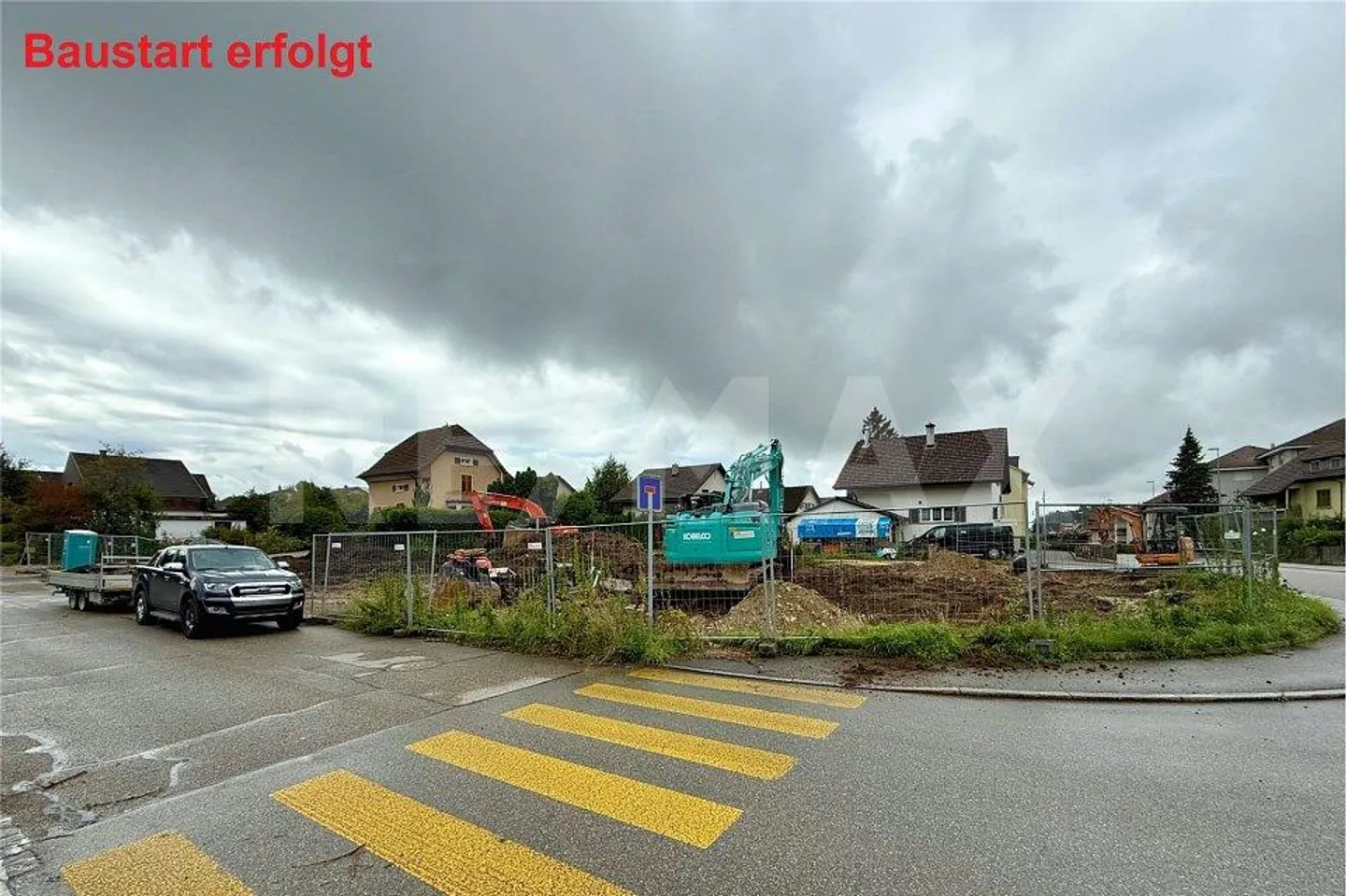 Nouvelle construction, emplacement calme, beaucoup de soleil et aménagement intérieur à déterminer par vous (le début de la construction a eu lieu) - Photo 2 sur 10