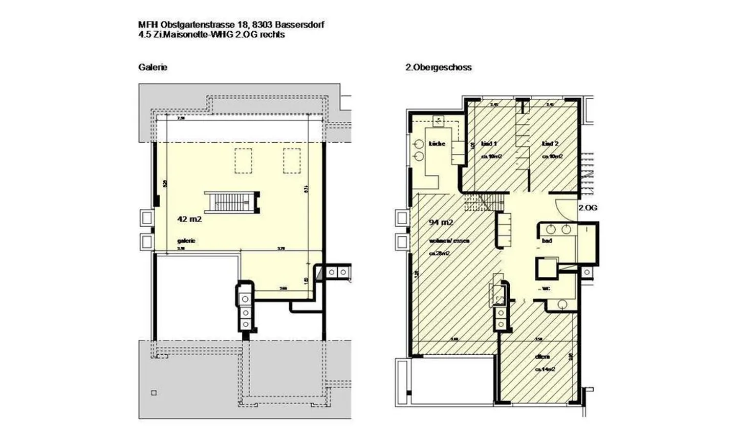 4.5-room apartment with fireplace in Bassersdorf - Photo 6 of 6