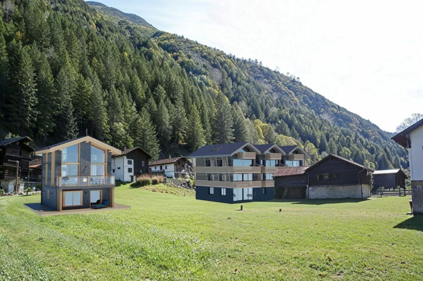 Snowstar Zen Lauinen Saas-Grund Nouvelle construction 2026/27. Maison individuelle attrayante... - Photo 2 sur 15