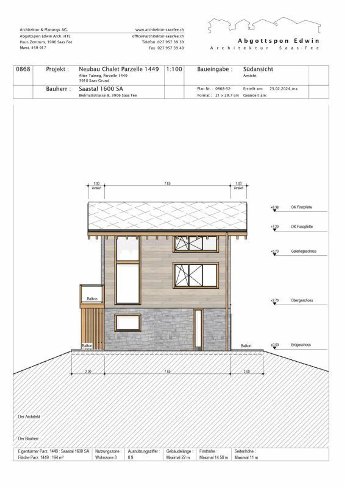 Snowstar Zen Lauinen Saas-Grund Nouvelle construction 2026/27. Maison individuelle attrayante... - Photo 15 sur 15