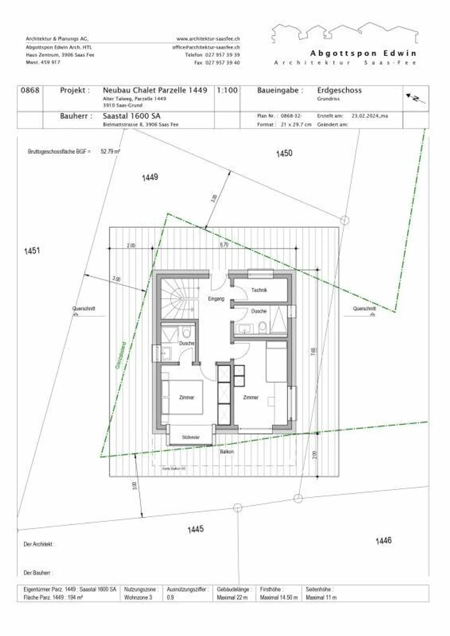 Snowstar Zen Lauinen Saas-Grund Nouvelle construction 2026/27. Maison individuelle attrayante... - Photo 9 sur 15