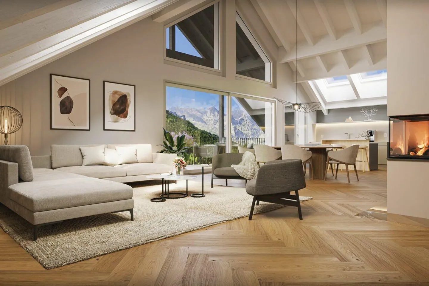 Modernes Apartment mit Bergblick - Foto 1 von 5