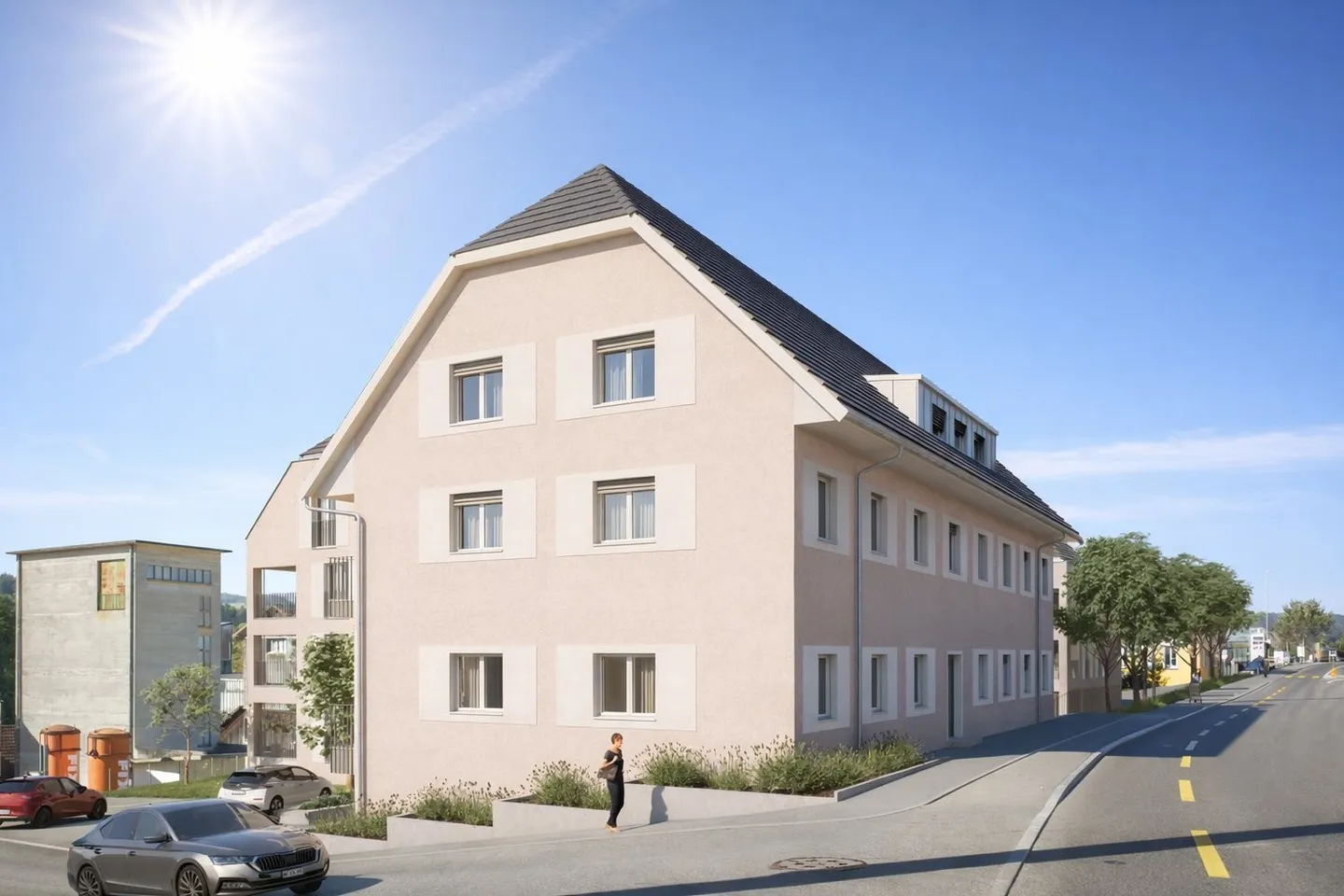 Moderne, entièrement meublée appartement 1.5 pièces – première occupation dans un nouveau bâtiment (2024) à Holderbank (AG) - Photo 1 sur 16