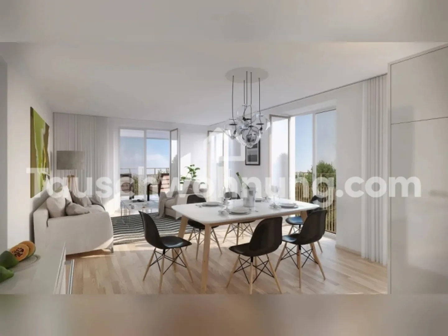 ÉCHANGE D'APPARTEMENT Appartement lumineux de 2,5 pièces dans le vert du quartier 8 - Photo 1 sur 10