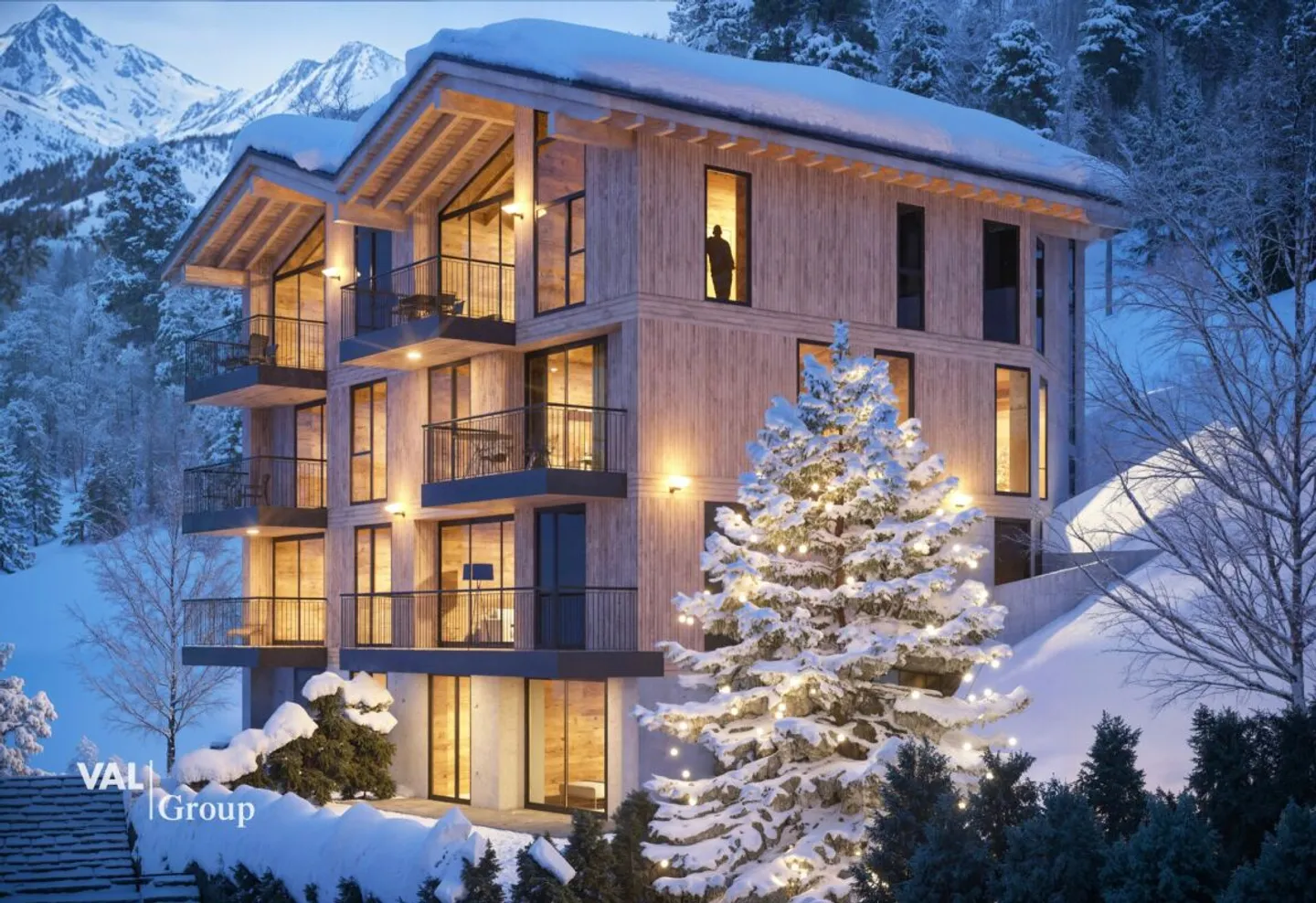 Résidence Le Roc : Appartements luxueux avec confort 5 étoiles et panorama sur les montagnes - Photo 4 sur 12