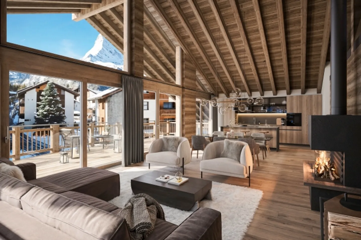 Premier appartement | Nouveau bâtiment 1660 | Appartement en attique de 5,5 pièces au dernier étage - Photo 1 sur 1