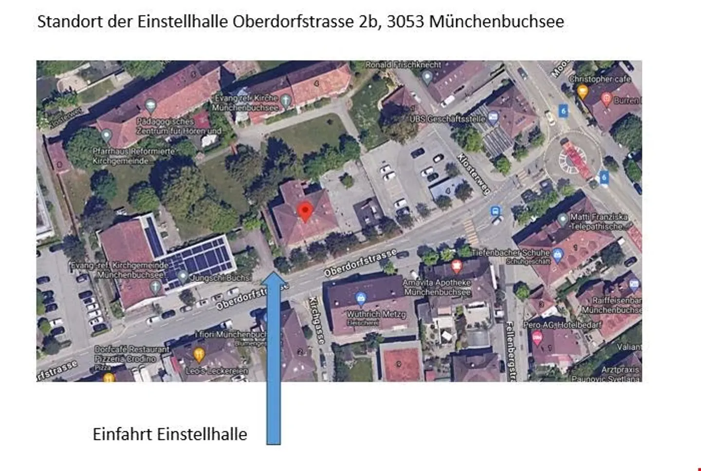 Parking space in the center of Münchenbuchsee for rent - Photo 1 of 6
