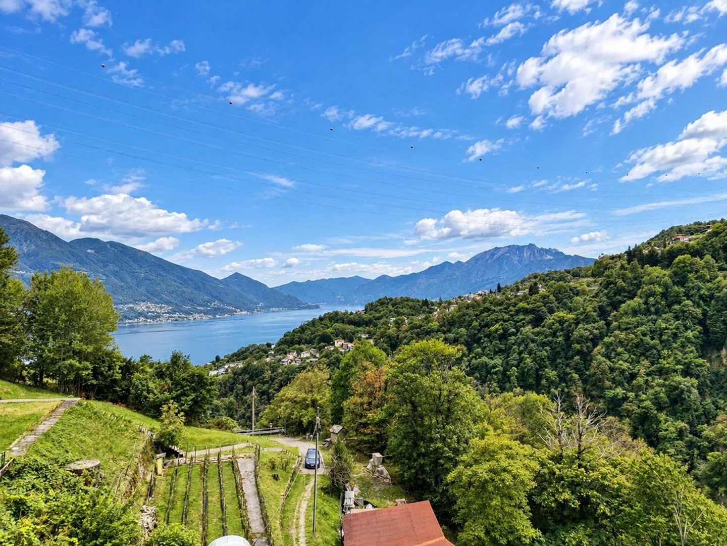 Maison de vacances Gordola dans la verdure avec vue sur le lac Majeur - Photo 1 sur 12