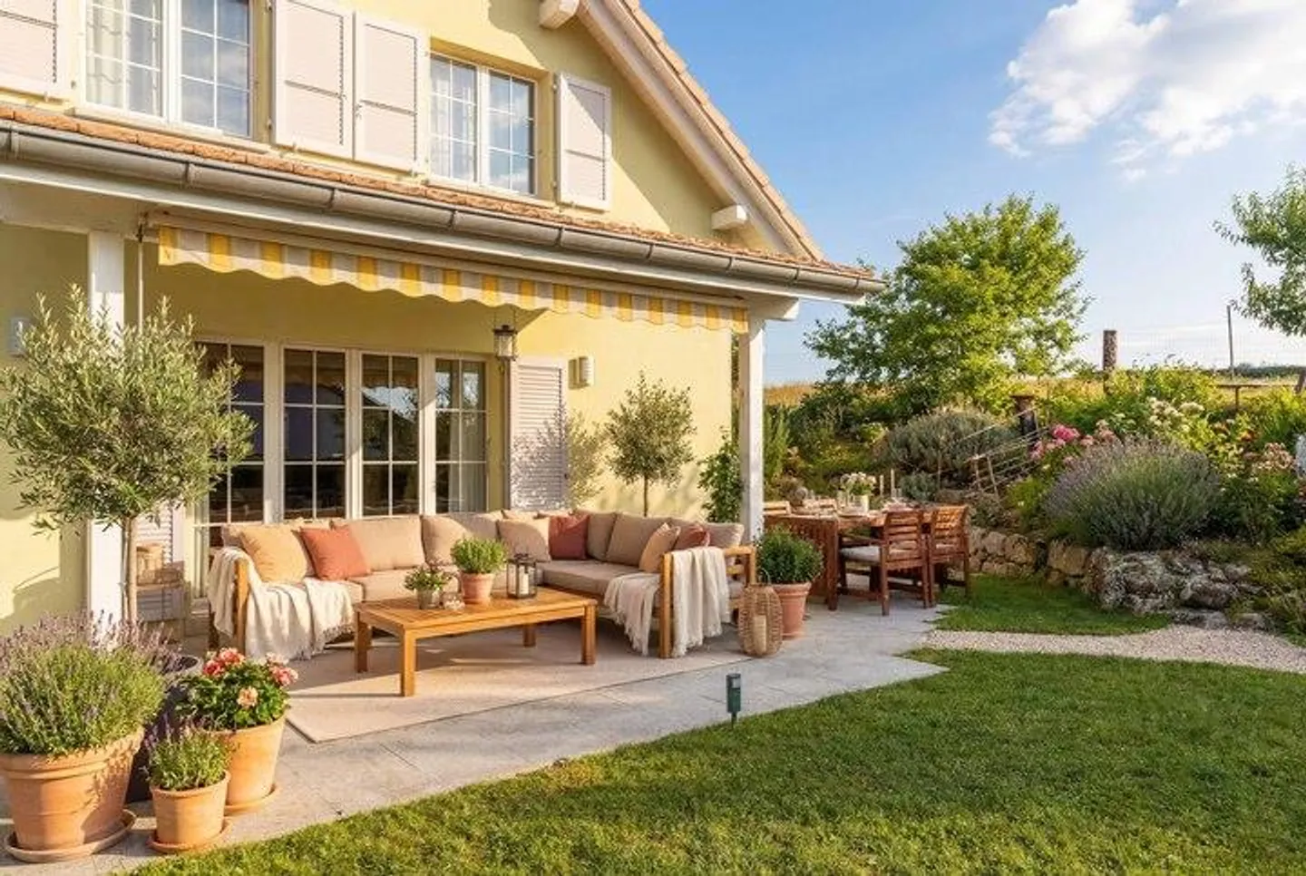 Villa di campagna indipendente con vista sul lago di Neuchâtel - Foto 7 di 8