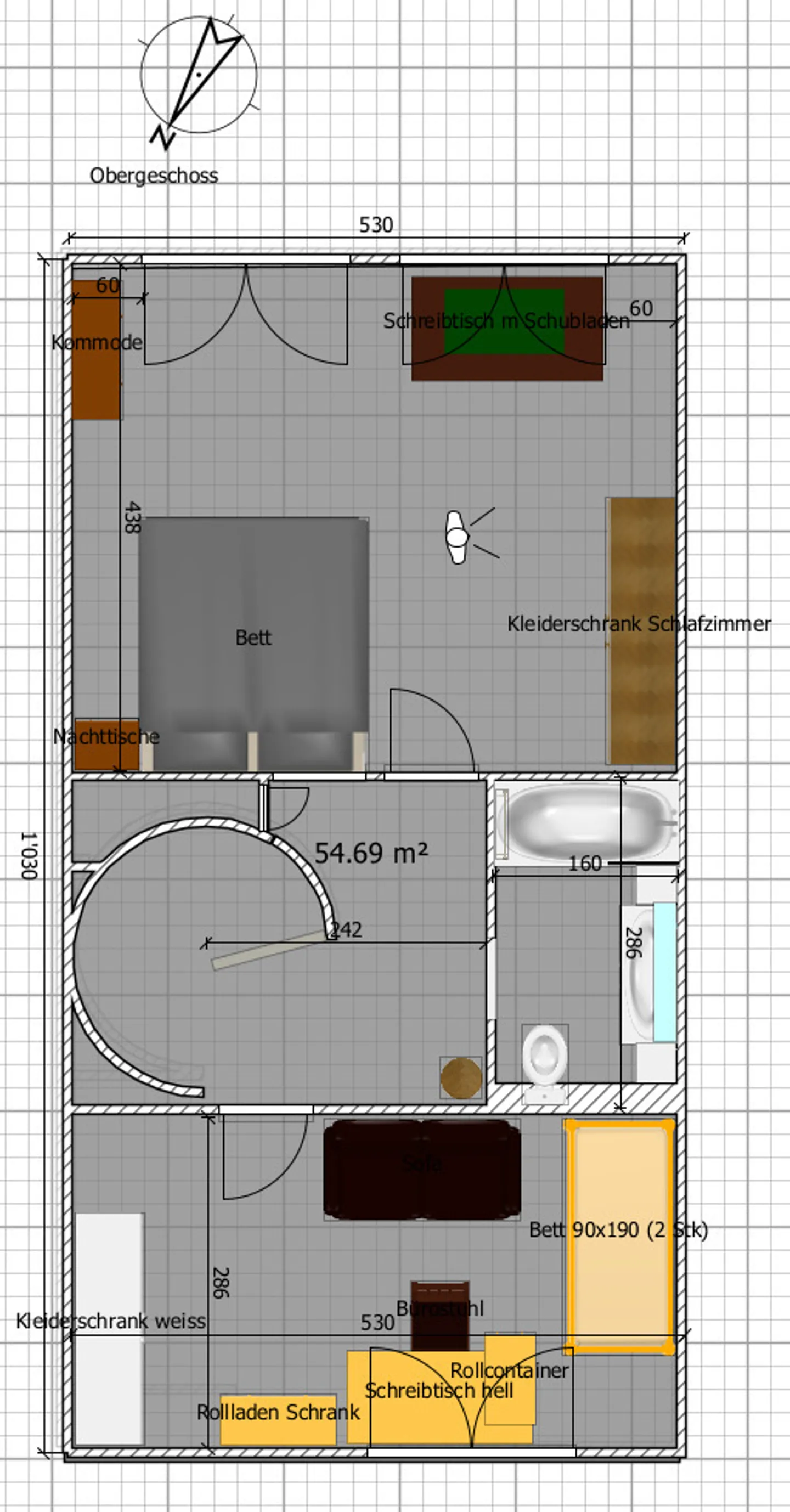 APPARTAMENTO 3½ STANZE AD ADLIGENSWIL (LU), ARREDATO, TEMPORANEO - Foto 10 di 10